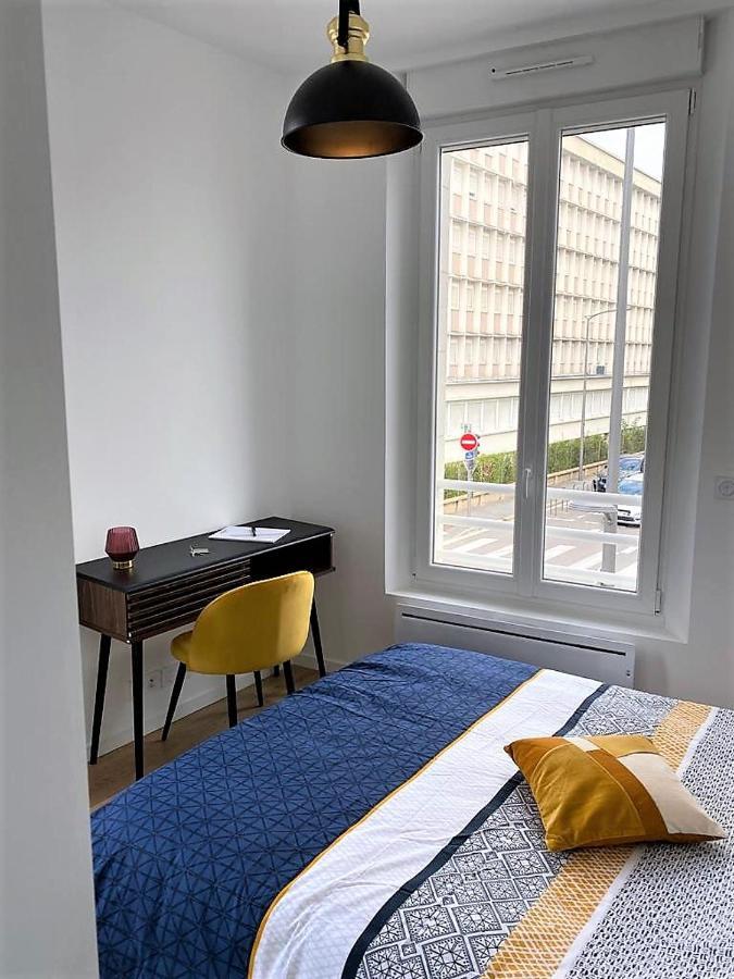 Ponsardin #55 Spacieux Appartement 3 Ch 6 Couchages Reims Bagian luar foto