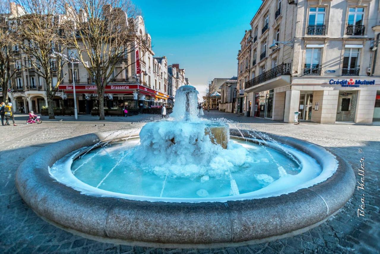 Ponsardin #55 Spacieux Appartement 3 Ch 6 Couchages Reims Bagian luar foto