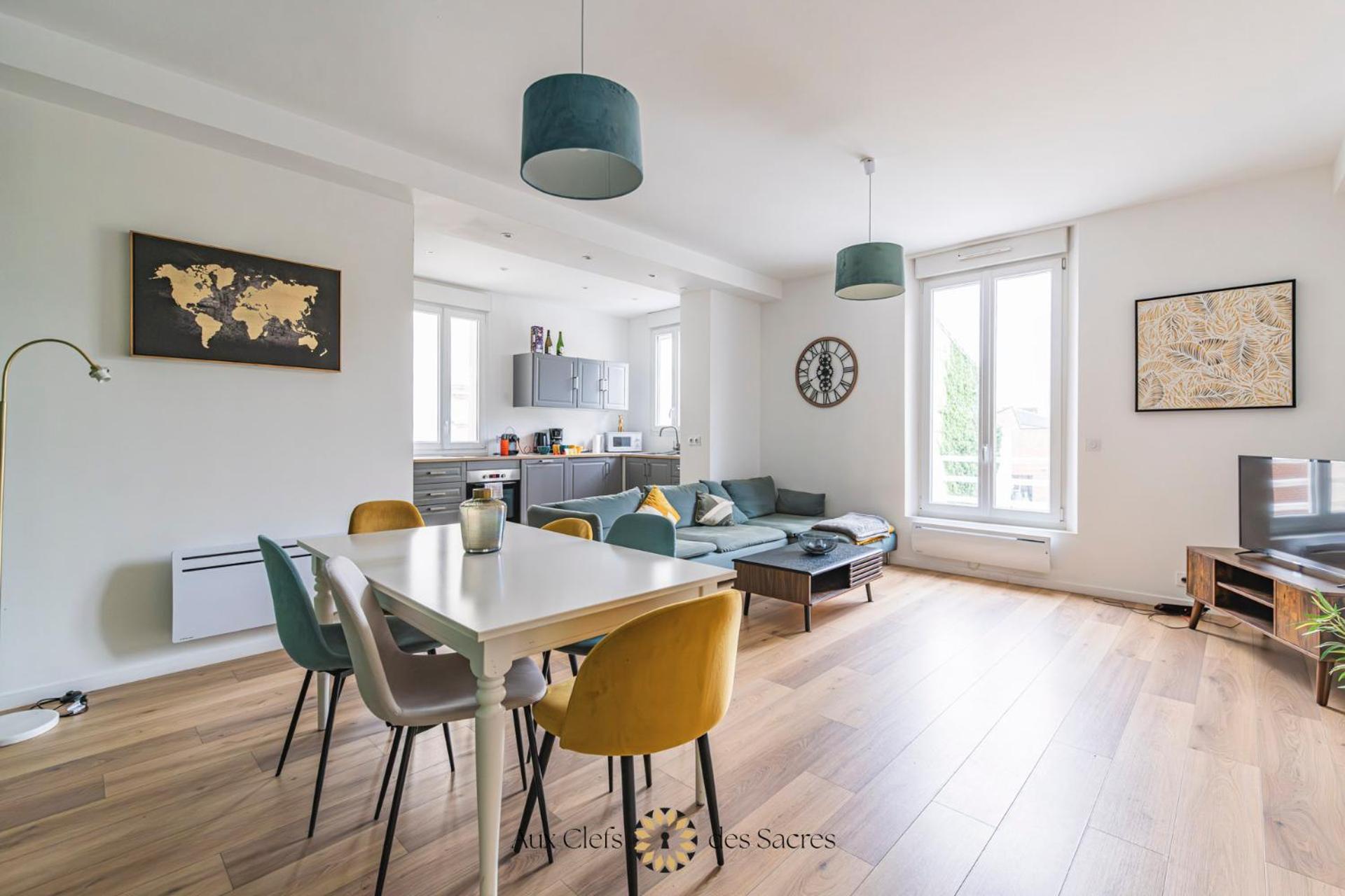 Ponsardin #55 Spacieux Appartement 3 Ch 6 Couchages Reims Bagian luar foto